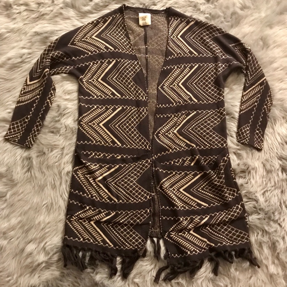 🖤NWOT BILLABONG LONG CARDIGAN L 🖤